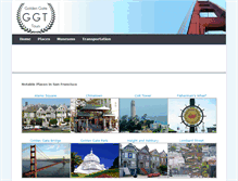 Tablet Screenshot of goldengatetours.net